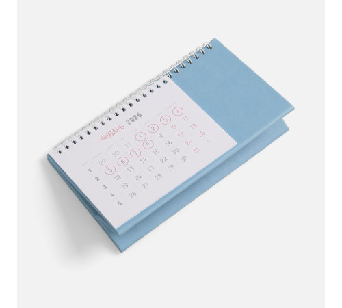 Календарь настольный Brand, голубой