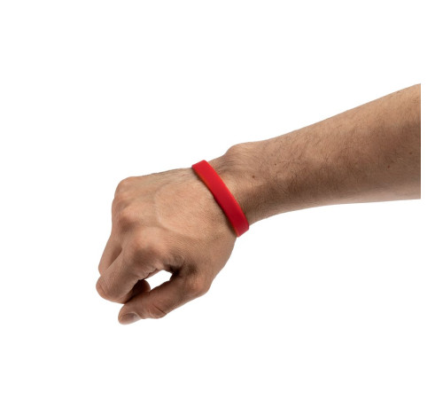 Силиконовый браслет Valley, красный