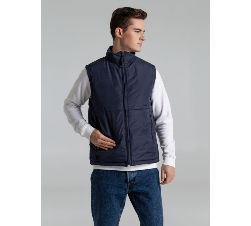Жилет светоотражающий Lattvind, темно-синий