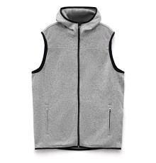 Жилет с капюшоном унисекс Gotland, серый