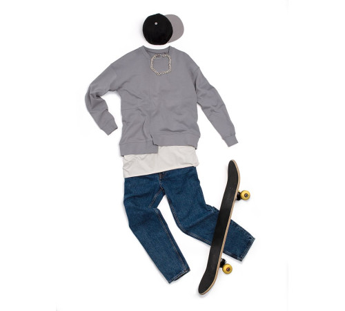 Свитшот Neofit, cветло-серый