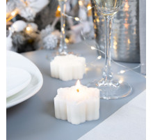 Свеча Snowlight 2, белая, 6 см