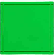 Лейбл из ПВХ Dzeta, L, зеленый неон