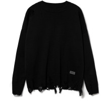 Джемпер оверсайз унисекс Grunge, черный