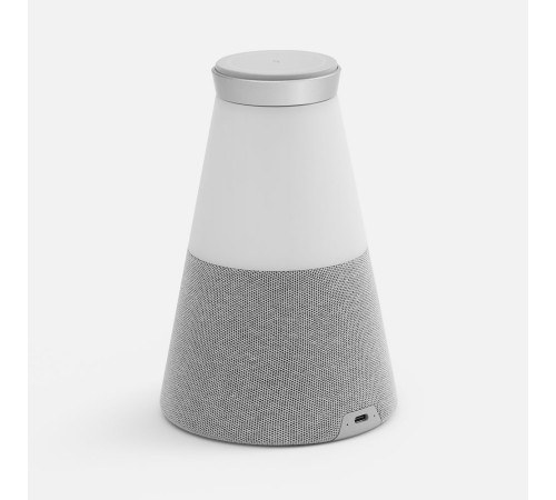 Bluetooth-колонка с беспроводной зарядкой и подсветкой Cone Sonance, серая