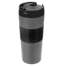 Термостакан Hard Work, вакуумный, темно-серый (графит)