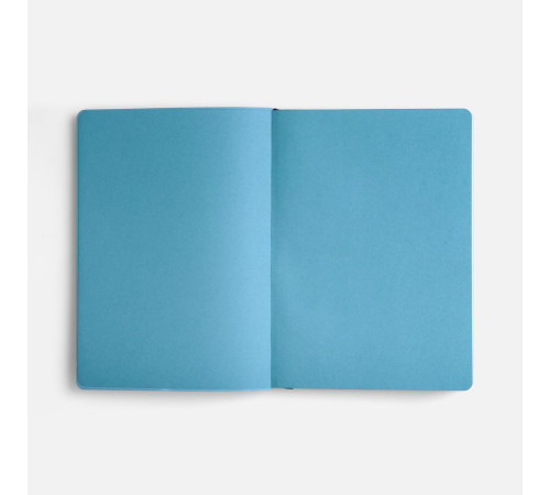 Ежедневник Doppio, недатированный, синий с голубым