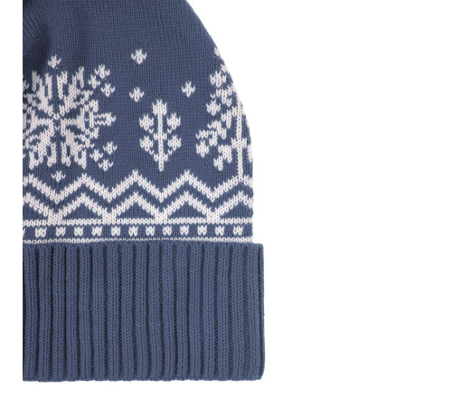 Шапка Elnik, серая с молочно-белым