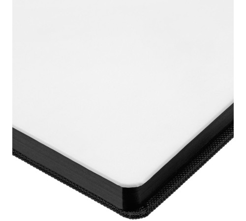 Ежедневник Duplex, недатированный, белый с черным