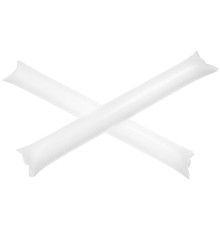 Палки-стучалки для болельщиков «Пошумим», белые