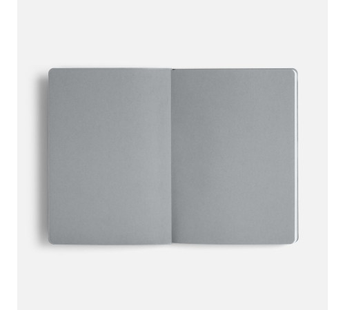 Ежедневник Doppio, недатированный, черный с серым