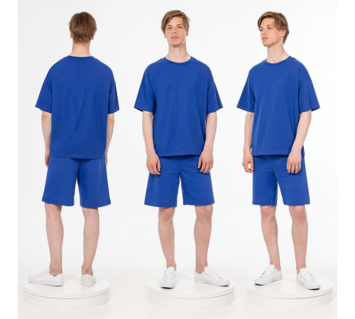 Футболка унисекс оверсайз T3, синяя