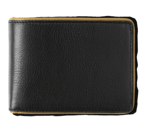 Кошелек Partinico, черный с золотистым