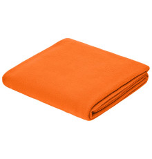 Флисовый плед Warm&Peace, оранжевый