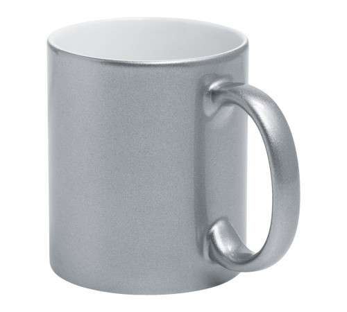Кружка Ore для сублимационной печати, серебристая