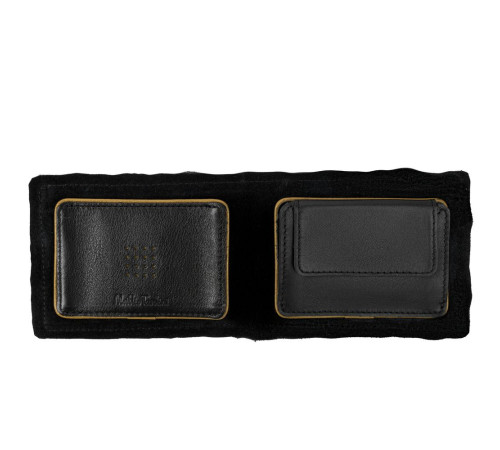 Кошелек Partinico, черный с золотистым