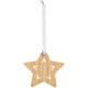 Деревянная подвеска Christmate, звезда