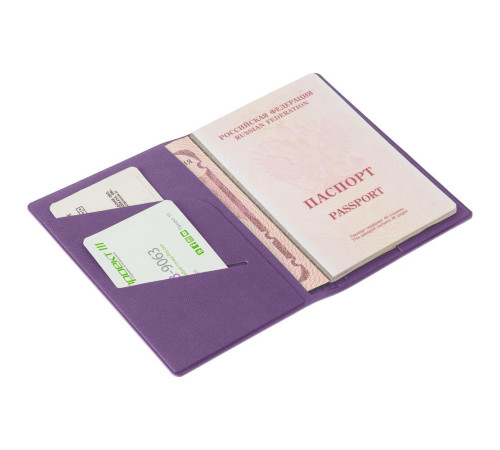 Обложка для паспорта Devon, фиолетовая