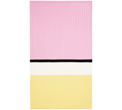 Плед Friolenta, желтый с розовым