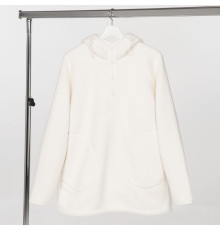 Анорак унисекс Oblako, молочно-белый