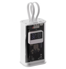 Аккумулятор с быстрой зарядкой Trellis Geek 10000 мАч, белый