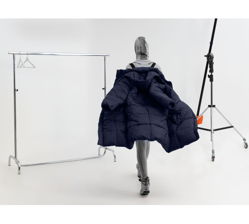 Пуховик унисекс Kapsula, серый