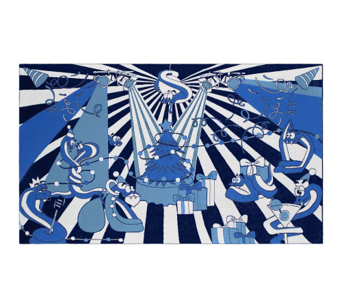 Плед Snake Your Body, синий