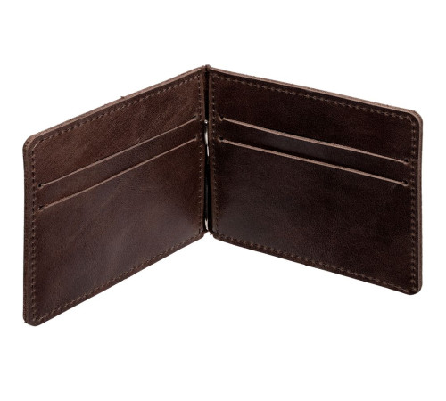 Зажим для купюр Apache, темно-коричневый