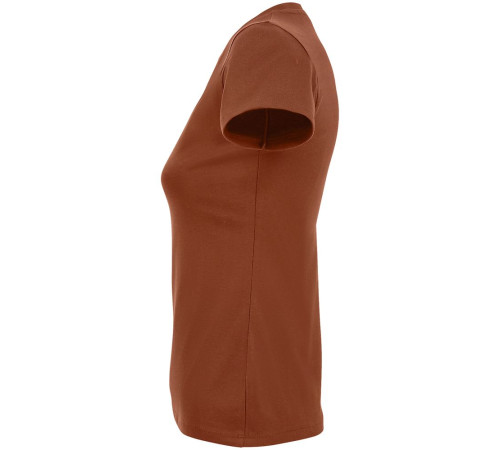 Футболка женская Imperial Women 190, коричневая (терракотовая)