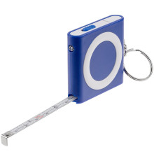 Брелок-фонарик с рулеткой Rule Tool, синий