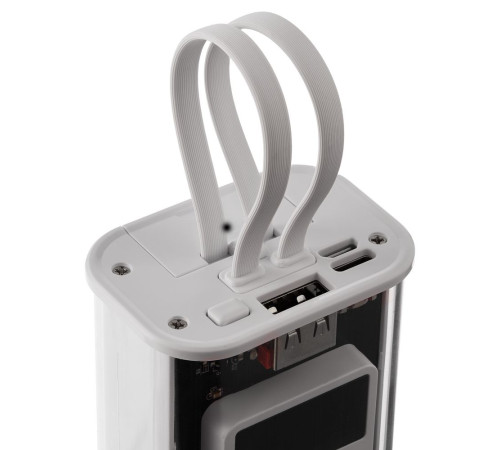 Аккумулятор с быстрой зарядкой Trellis Geek 10000 мАч, белый