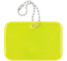 Светоотражатель Spare Care, прямоугольник, желтый неон