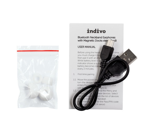 Bluetooth наушники stereoBand, ver.2, черные