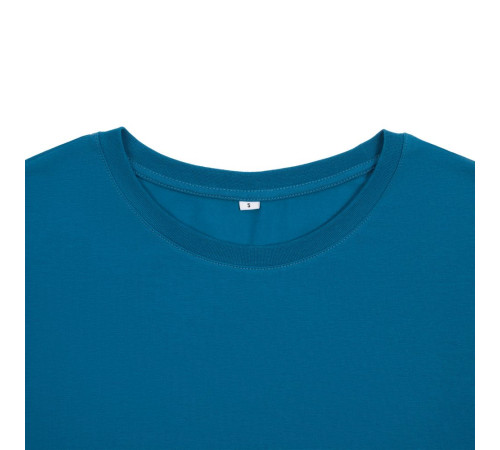 Футболка унисекс оверсайз Crosstown, бирюзовая (морская волна)