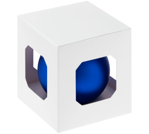 Оформительский шар Finery, 8 см, матовый синий