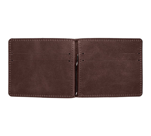 Зажим для купюр Apache, темно-коричневый