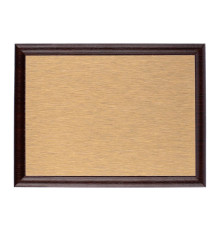 Плакетка Plaque, малая, вишня с золотистой пластиной