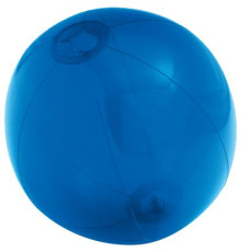 Надувной пляжный мяч Sun and Fun, полупрозрачный синий