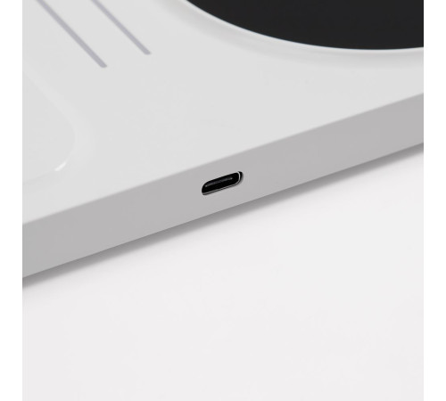 Беспроводное зарядное устройство с подогревом кружки Hot Task, белое