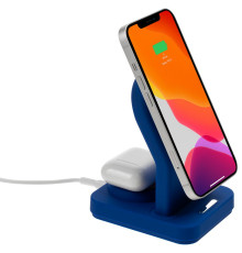 Зарядная станция с подсветкой Cooper Duo, синяя