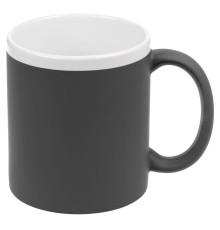 Кружка StopSpot с покрытием софт-тач, серая