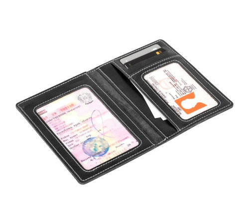 Бумажник водителя Apache, черный