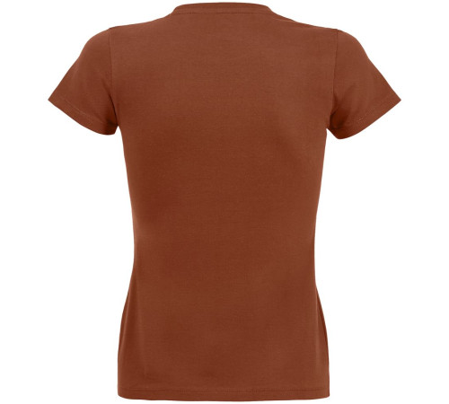Футболка женская Imperial Women 190, коричневая (терракотовая)