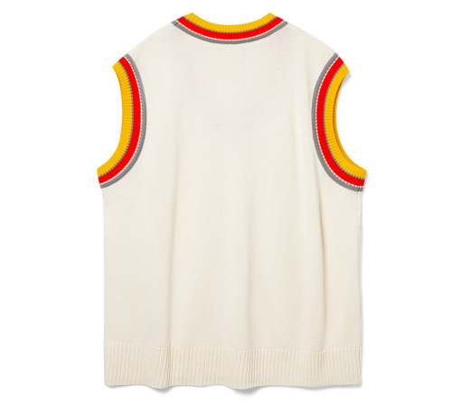 Жилет оверсайз унисекс Cornell в сумке, молочно-белый