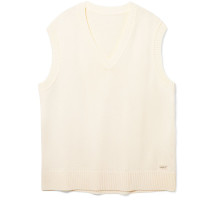 Жилет оверсайз унисекс Tad в сумке, молочно-белый