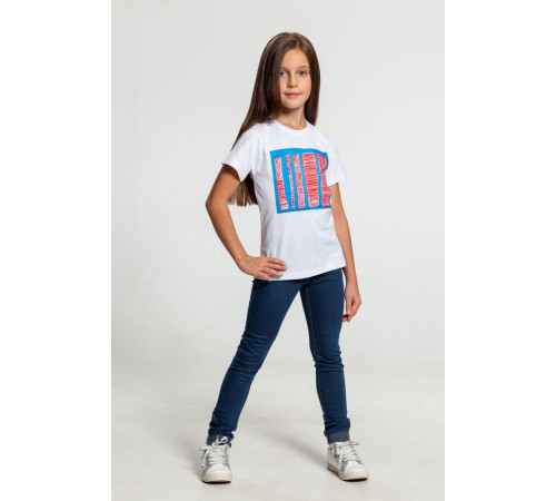 Футболка детская «Небоскребы», белая