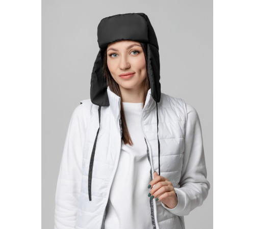 Шапка-ушанка Shelter, черная