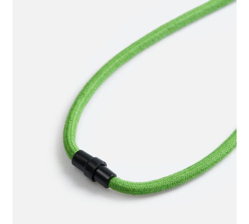 Шнурок для бейджа Tube Wood, зеленый