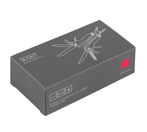 Мультитул Scout, красный