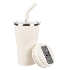 Термостакан Sapporo без логотипа, белый